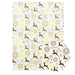 Holiday-themed PU Bow Fabric Sheets with Cute Cartoon Animal Prints - Perfect for Crafting Hair Accessories