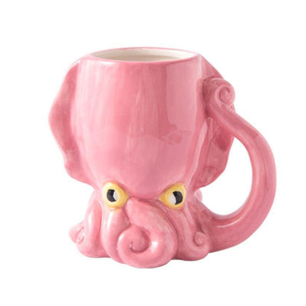 Whimsical 3D Octopus Coffee Mug - Quirky and Practical Delight