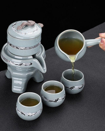 Transform Your Tea Ritual with the Exquisite Ge Yao Ceramic Tea Set: A Must-Have for Tea Enthusiasts