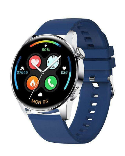 Sleek Waterproof Smartwatch with Touchscreen and Advanced Health Tracking Features
