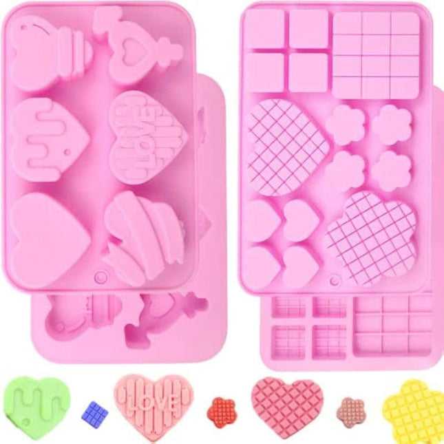 Heartfelt Silicone Mold Set for Creative Baking and Crafts
