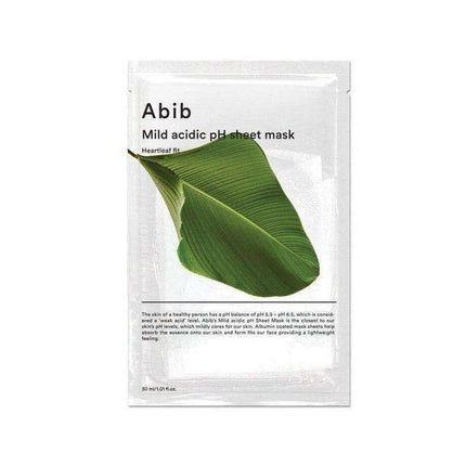Heartleaf Fit Bamboo Sheet Mask Set for Deep Hydration and Skin Soothing - Très Elite