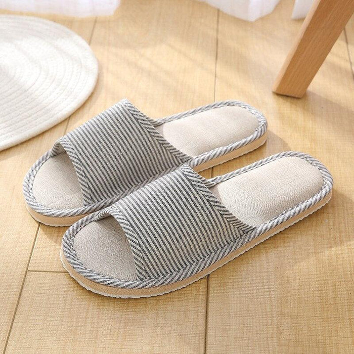 Cozy Striped Petite Slippers for All
