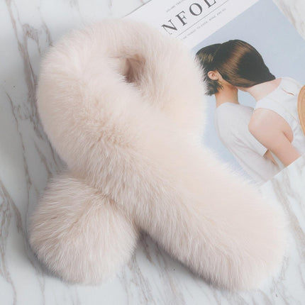 Opulent Fox Fur and Wool Scarf Collar - Transform Your Winter Wardrobe with Elegance