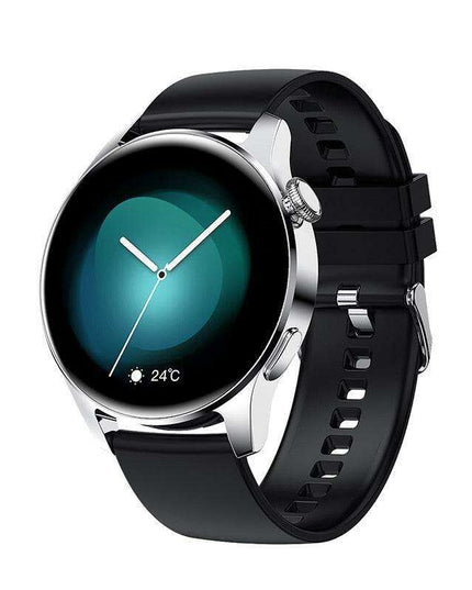 Sleek Waterproof Smartwatch with Touchscreen and Advanced Health Tracking Features