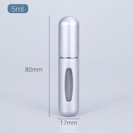 5ml Luxury Travel Perfume Atomizer: Stylish Aluminum Fragrance Sprayer for Sophisticated Journeys