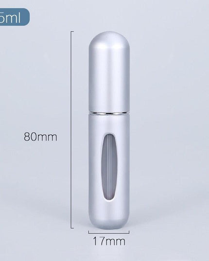 5ml Luxury Travel Perfume Atomizer: Stylish Aluminum Fragrance Sprayer for Sophisticated Journeys