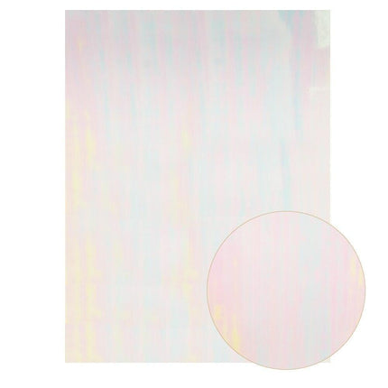 Glistening White Chunky Glitter Fabric Sheets for Stunning DIY Masterpieces