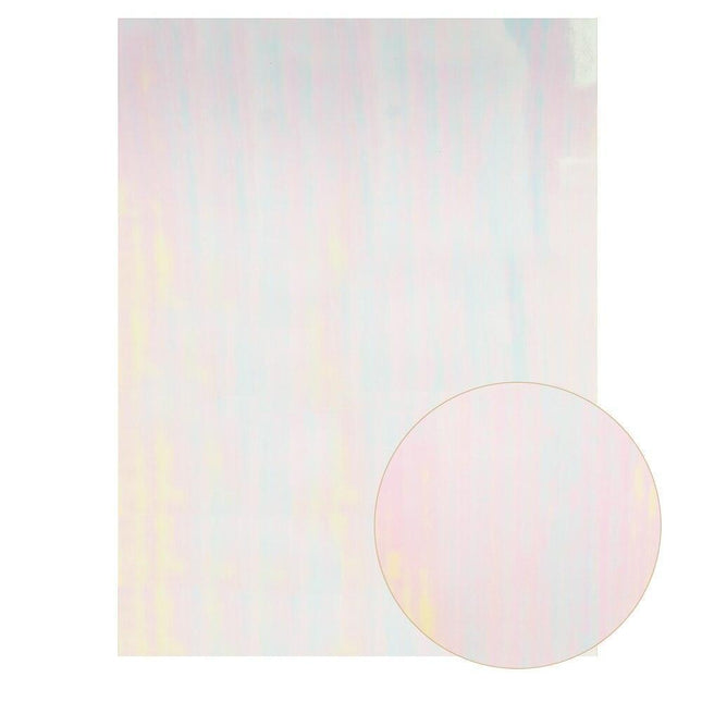 Glistening White Chunky Glitter Fabric Sheets for Stunning DIY Masterpieces