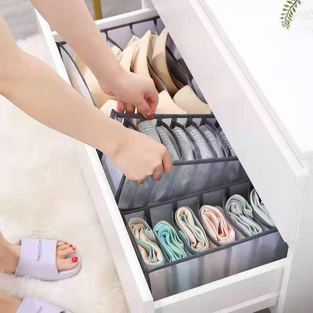 Underwear and Sock Storage Solution - Compact Organizer for Clutter-Free Closets