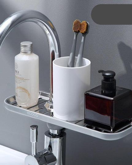 Versatile Sponge and Soap Organizer with Efficient Drainage