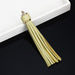 5-Piece Vibrant Faux Leather Tassel Fringes for DIY Jewelry and Crafts