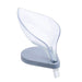 Leaf Shape Soap Dish with Suction Cup - Multi-Purpose Storage Solution for Bathroom and Kitchen