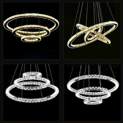 Crystal Elegance: Illuminate Your Living Spaces with Opulent LED Chandelier