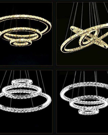 Crystal Elegance: Illuminate Your Living Spaces with Opulent LED Chandelier