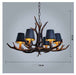 Majestic Handcrafted Deer Antler Resin Lighting Fixture - Timeless Luxury