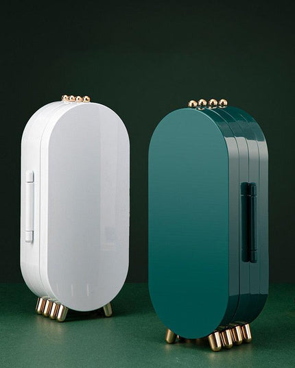 Clear Portable Jewelry Storage Case with 153 Compartments