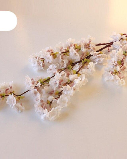 Lifelike Cherry Blossom Silk Floral Arrangement Kit - DIY Elegant Blooming Decor Set