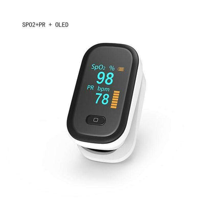 Compact Dual-Color OLED Finger Pulse Oximeter for Accurate Health Tracking