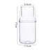 Glass Hydration Companion - Stylish Heat-Resistant Bottle