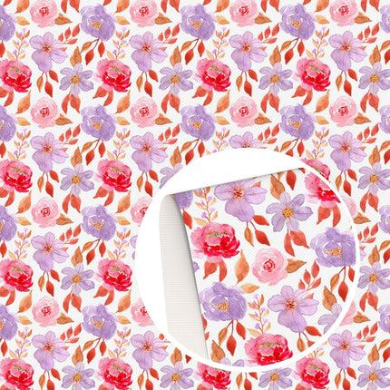 Floral Fantasy Faux Leather Crafting Kit - Ignite Your DIY Imagination