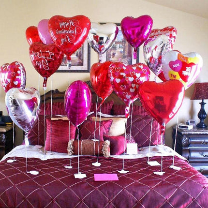 Romantic Heart-Shaped Balloon Collection for Special Moments