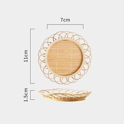 Artisan Bamboo Tea Cup Collection - Exquisite Handcrafted Set for Tea Enthusiasts