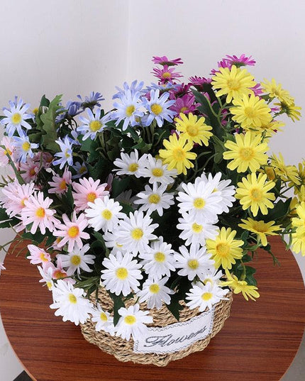 Charming Daisy Forks: 24-Piece Rustic Floral Dining Ensemble for Creative Decor