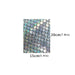 Mermaid Sparkle Iridescent Synthetic Leather Sheet