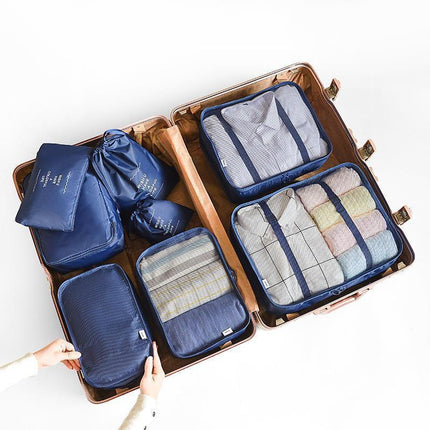 Travel Smart: Versatile 8/6/1-Piece Organizer Set for Effortless Packing