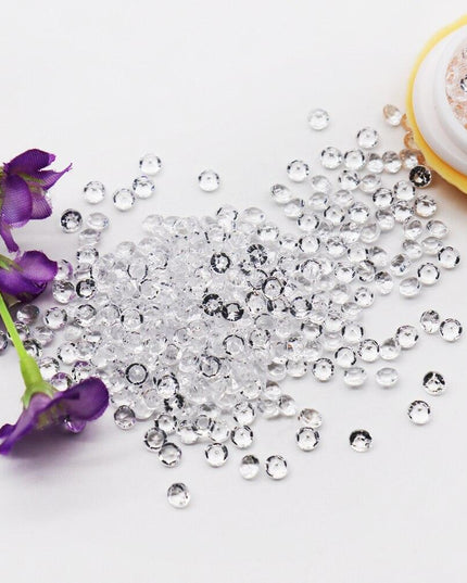 Glistening Acrylic Diamond Confetti - 1000 Piece Pack