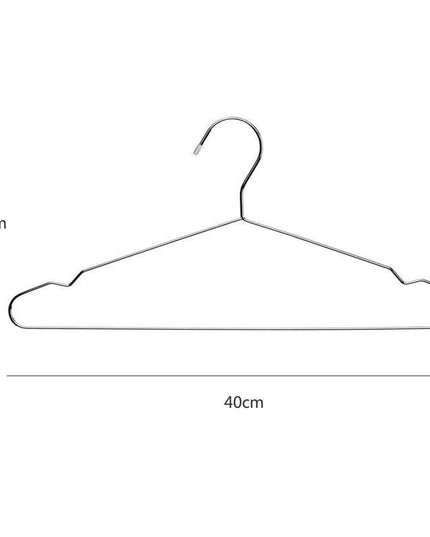 Deluxe Silver Stainless Steel Hanger Set - 20 Pack for Superior Closet Organization