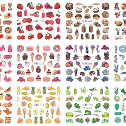 Winter Wonderland Russian Nail Art Decals