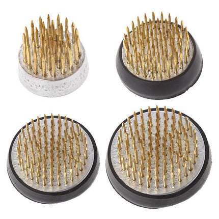 Sophisticated Round Kenzan Flower Frog Set for Exquisite Floral Creations