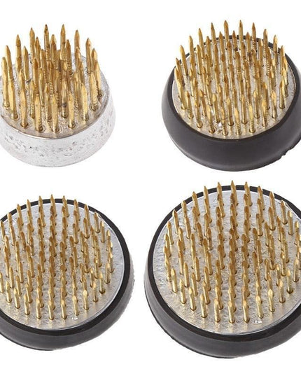 Sophisticated Round Kenzan Flower Frog Set for Exquisite Floral Creations