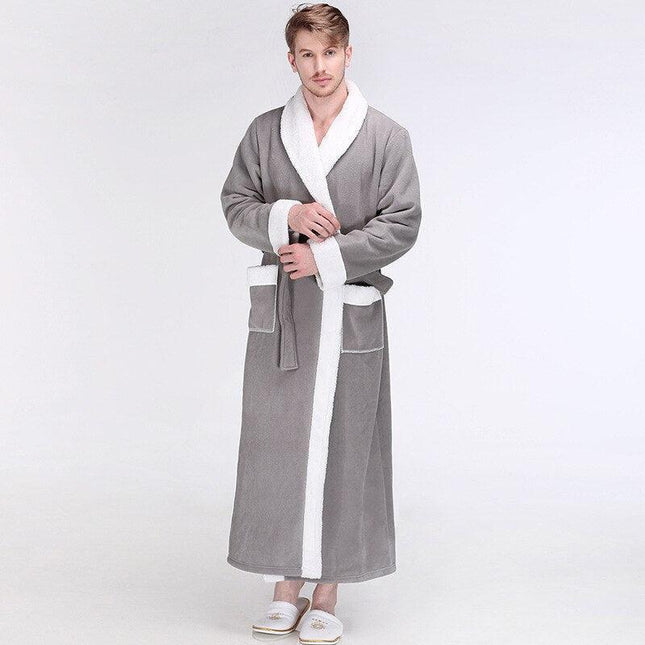 Luxurious Unisex Flannel Kimono Robe for Ultimate Comfort