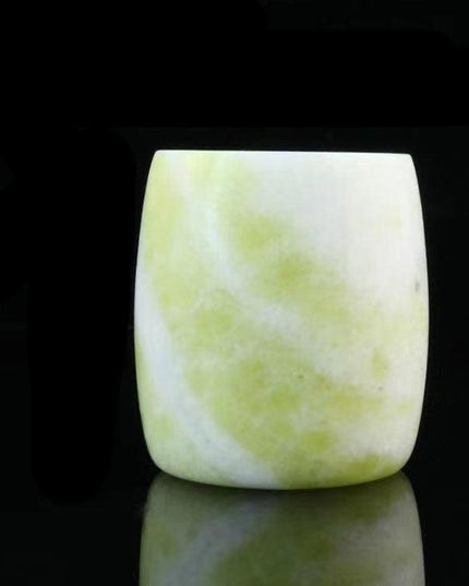 Luxurious Jade Stone Kung Fu Tea Set for Elegant Tea Ceremonies