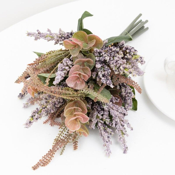 Lavender Dreams: Handcrafted Foam Flower Bouquet for Luxurious Home Décor