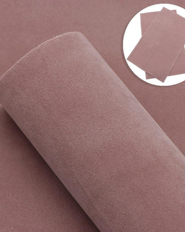 Elevate Your Crafting with Luxurious Reversible Velvet Faux Leather Material
