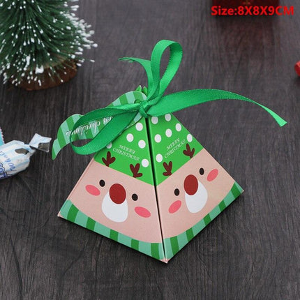 Christmas Cheer: Santa's Whimsical Candy Cottage Décor and Gift Box Set