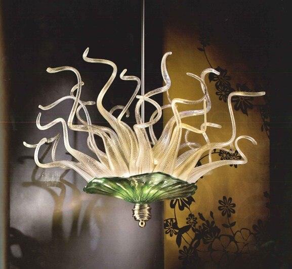 Antique Design Lighting LED Hanging Murano Glass Chandelier Modern Lustres Living Room Pendant Chandelier Lights