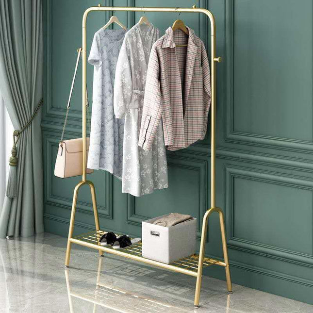 Elegant Multi-Functional Clothes Organizer with Balcony Drying Feature & Stylish Display Rack - Effortlessly Manage, Dry, and Showcase Your Wardrobe