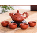 Zen Dragon Clay Tea Set with Kung Fu Artistry