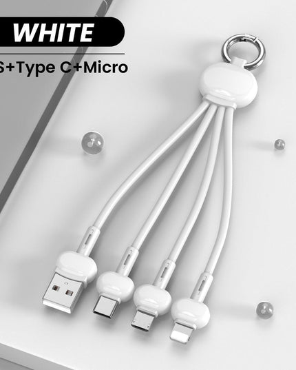 Compact Keychain USB Charger for iPhone and Xiaomi Redmi - Ultimate Travel Charging Solution