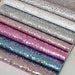 Chunky Multicoloured Glitter Fabric Sheets - Creative DIY Crafts Kit