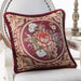 Elegant Handmade Beaded Jacquard Pillow Cover - Stylish Home Decor Accent 48x48cm