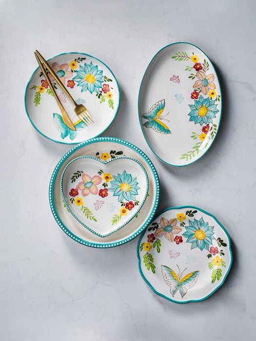Nordic Elegance Ceramic Dining Set: Sophisticated Dining Delight