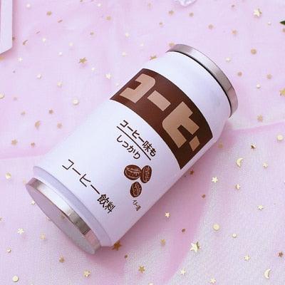 Colorful Stainless Steel Thermos with Straw - Stylish Drink Can