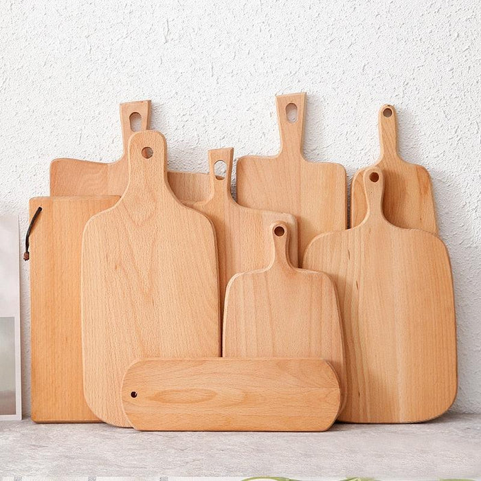 Rustic Charm Collection: Premium Wooden Cutting Board Set for Elegant Food Presentation