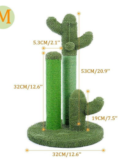 Elegant Cactus Cat Retreat - Luxurious Climber for Stylish Felines